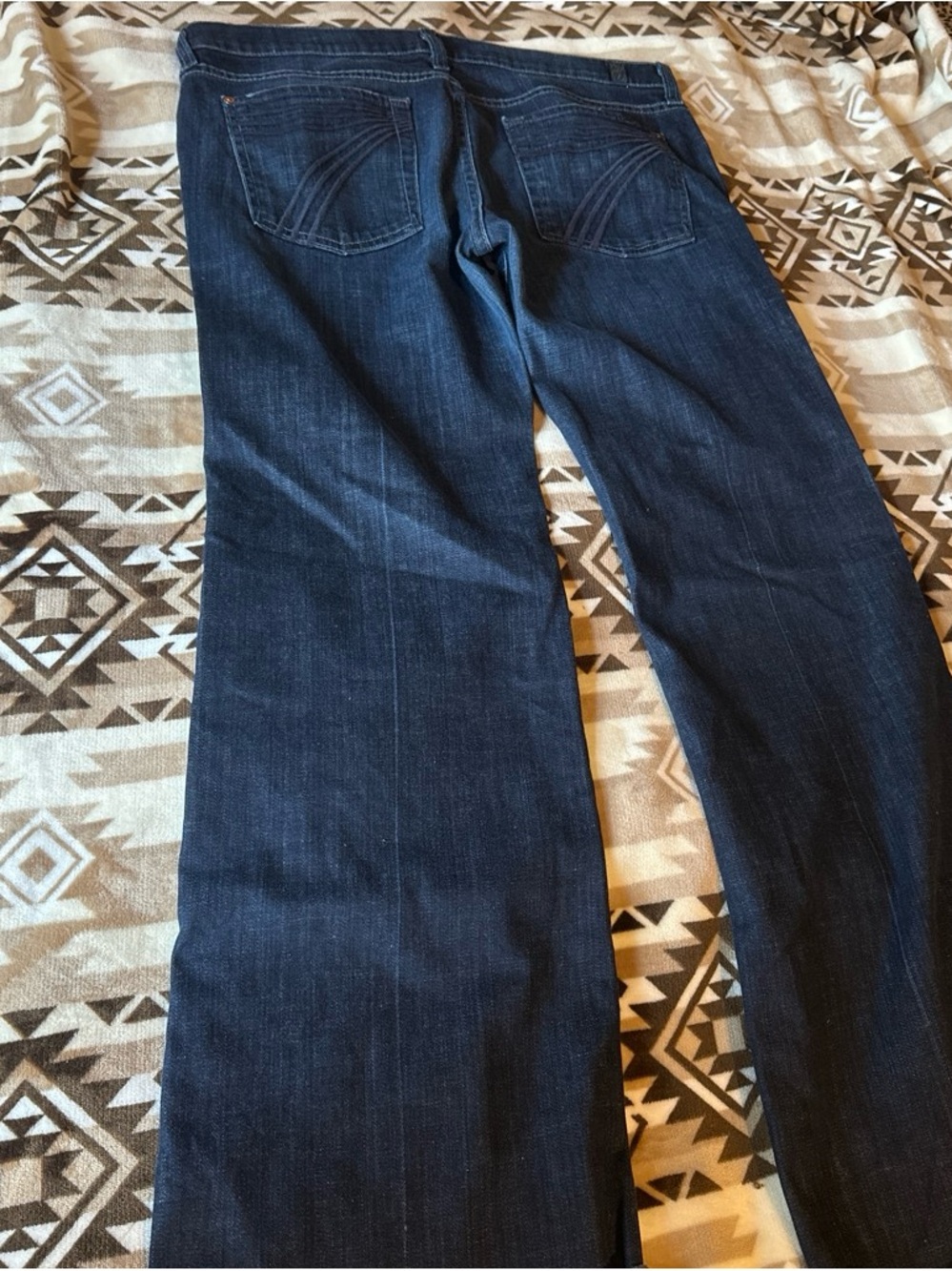 SEVEN Dark Wash Women's Bootcut Jeans - Deep Indigo